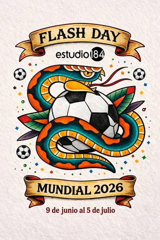 A Mexican-style tattoo for the World Cup