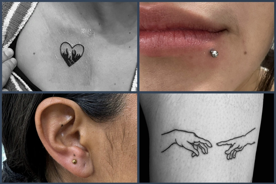 1 Tattoo + 1 Piercing - 1 slot
